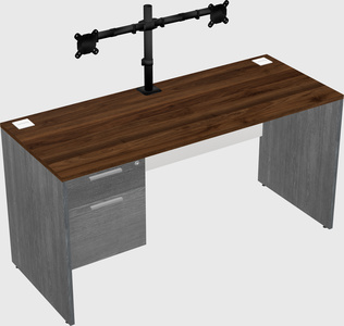 Rectangular desk