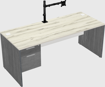 Rectangular desk