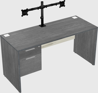 Rectangular desk