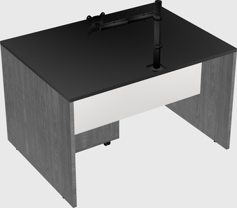 Rectangular desk