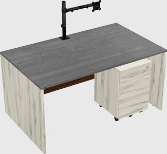 Rectangular desk