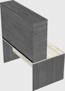 Rectangular desk