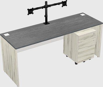 Rectangular desk