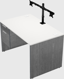 Rectangular desk