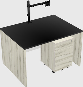 Rectangular desk