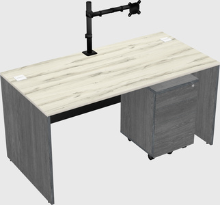 Rectangular desk