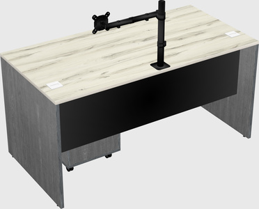 Rectangular desk