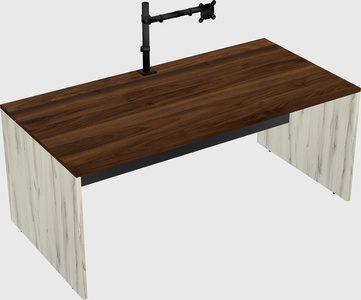 Rectangular desk