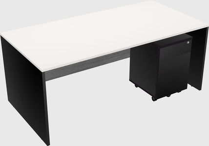 Rectangular desk