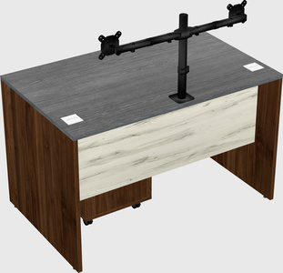 Rectangular desk