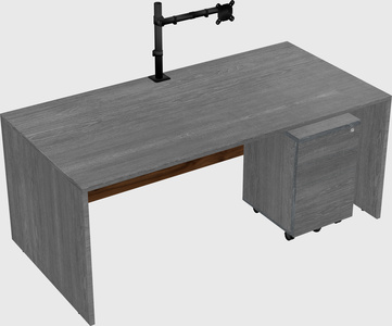 Rectangular desk