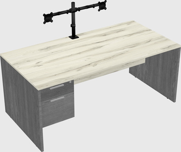 Rectangular desk