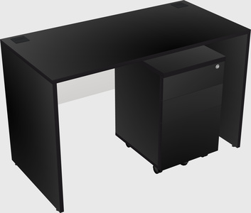 Rectangular desk