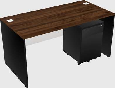 Rectangular desk