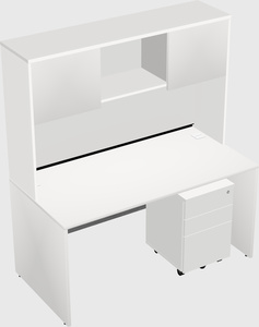 Rectangular desk