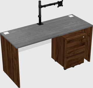 Rectangular desk