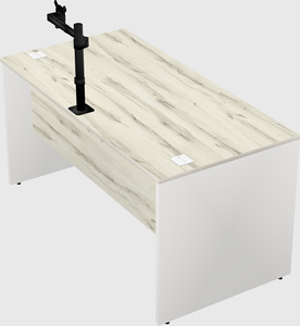 Rectangular desk
