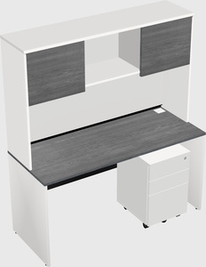 Rectangular desk