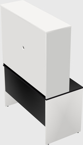Rectangular desk