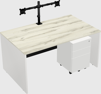 Rectangular desk