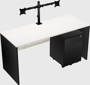 Rectangular desk