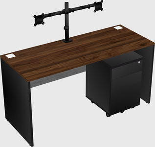 Rectangular desk