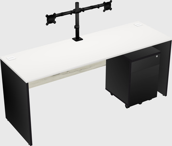 Rectangular desk