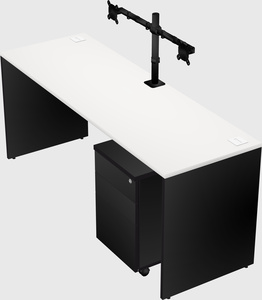 Rectangular desk