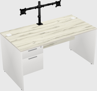 Rectangular desk