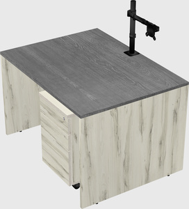 Rectangular desk