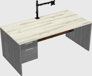 Rectangular desk