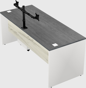 Rectangular desk