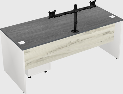 Rectangular desk