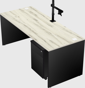 Rectangular desk