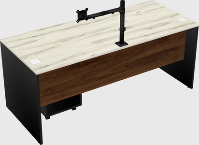 Rectangular desk