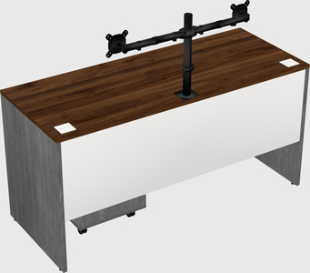Rectangular desk