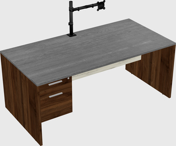 Rectangular desk