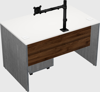 Rectangular desk