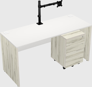 Rectangular desk
