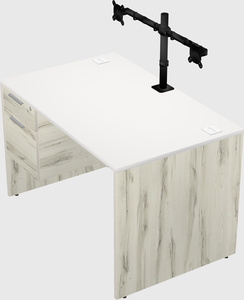 Rectangular desk