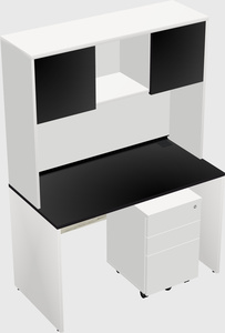 Rectangular desk