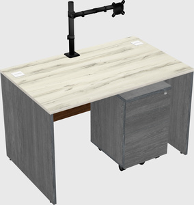 Rectangular desk