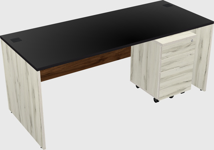 Rectangular desk