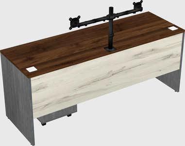 Rectangular desk