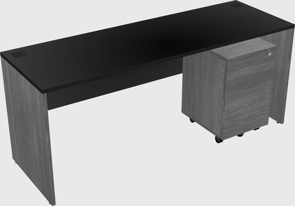 Rectangular desk