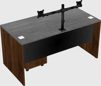 Rectangular desk