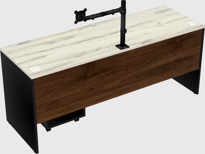 Rectangular desk