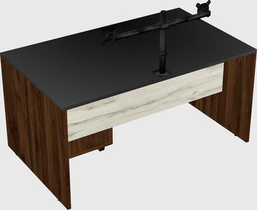 Rectangular desk