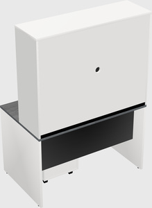 Rectangular desk