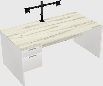 Rectangular desk